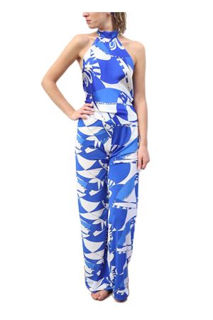 Blue jersey tailored pants Capri Chic | PANTA JERSEYBLU